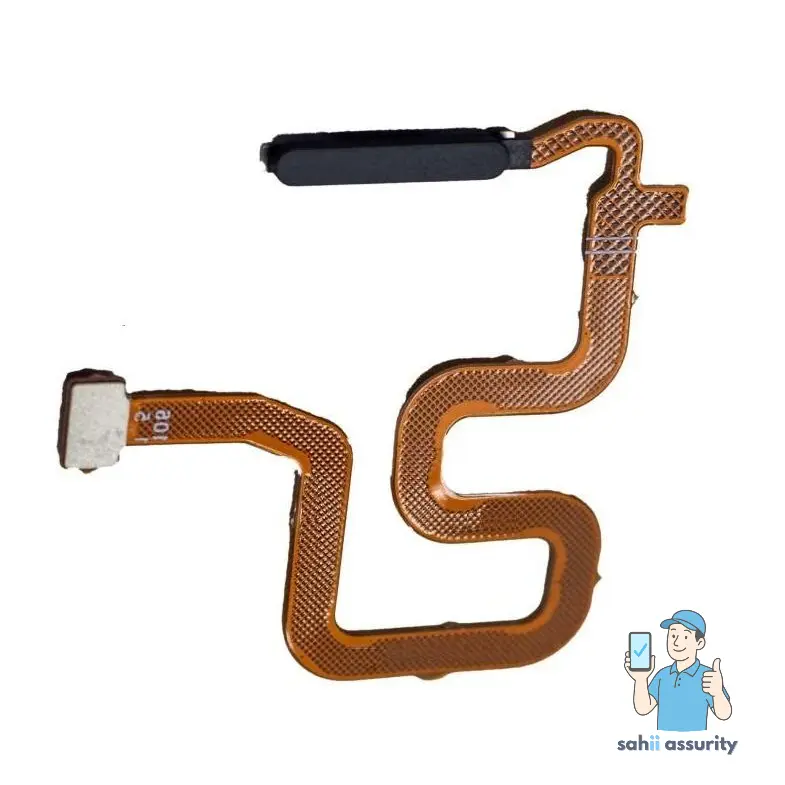 Fingerprint Sensor with Flex Cable for Realme 7 Black thumbnail